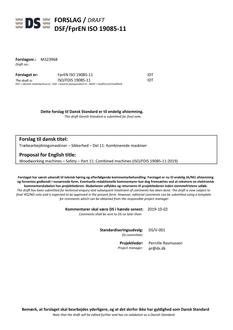 DANSK DSF/FPREN ISO 19085-11