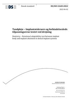 DANSK DS/ISO 22683