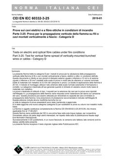 CEI EN IEC 60332-3-25