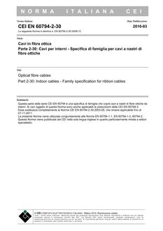 CEI EN 60794-2-30