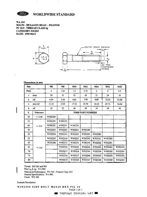FORD WA164