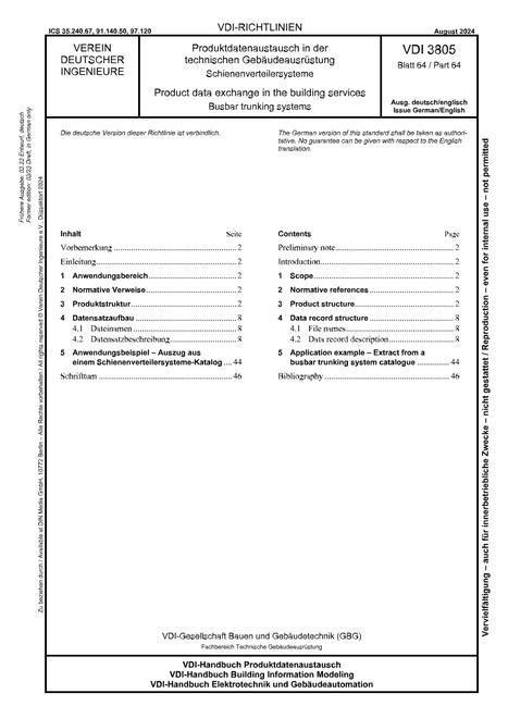 VDI VDI 3805 BLATT 64