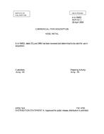 CID A-A-59452 Notice 1 - Validation