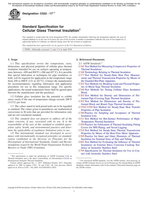 ASTM C552-17e1