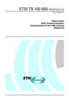 ETSI TS 102 600