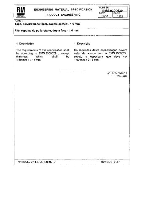 GMSA EMS 9309630
