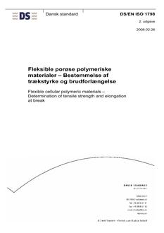 DANSK DS/EN ISO 1798