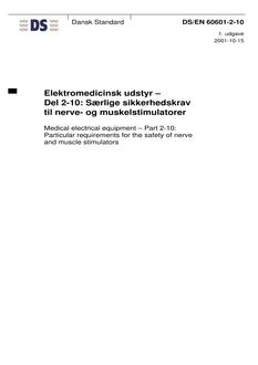 DANSK DS/EN 60601-2-10