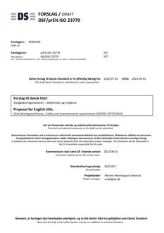 DANSK DSF/PREN ISO 23779
