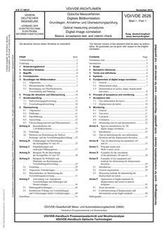 VDI VDI/VDE 2626 BLATT 1