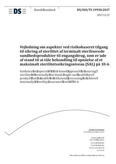 DANSK DS/ISO/TS 19930