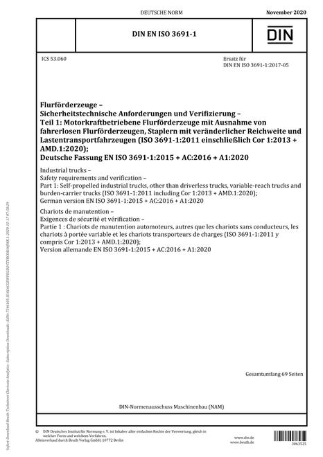 DIN EN ISO 3691-1