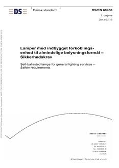 DANSK DS/EN 60968