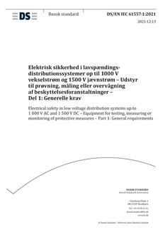 DANSK DS/EN IEC 61557-1