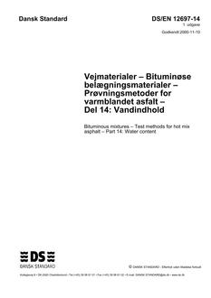 DANSK DS/EN 12697-14