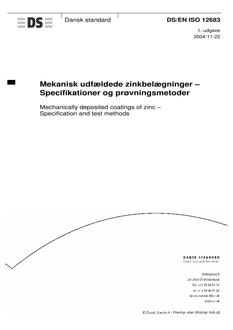 DANSK DS/EN ISO 12683