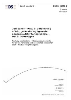 DANSK DS/EN 16116-2