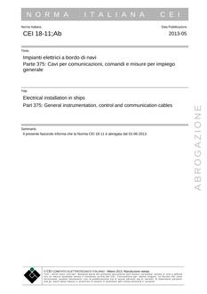 CEI 18-11