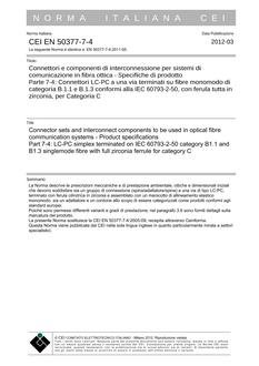 CEI EN 50377-7-4