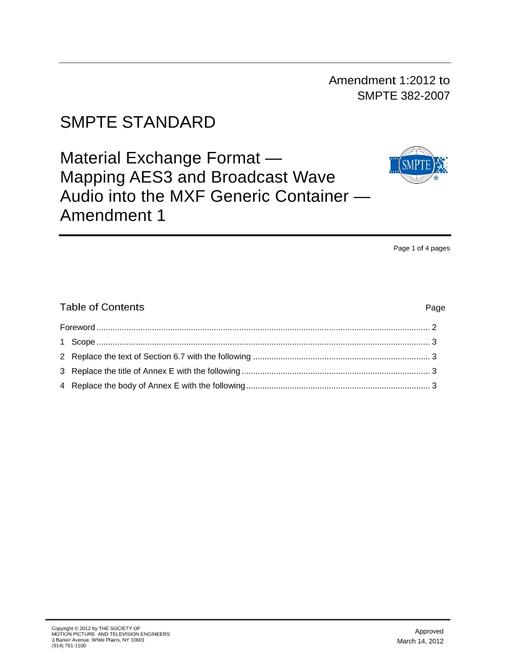 SMPTE ST 382M