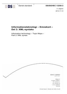 DANSK DS/ISO/IEC 13250-3