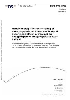 DANSK DS/ISO/TS 10798