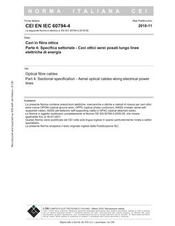 CEI EN IEC 60794-4