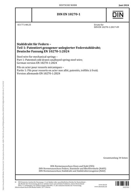 DIN EN 10270-1