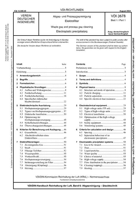 VDI VDI 3678 BLATT 1