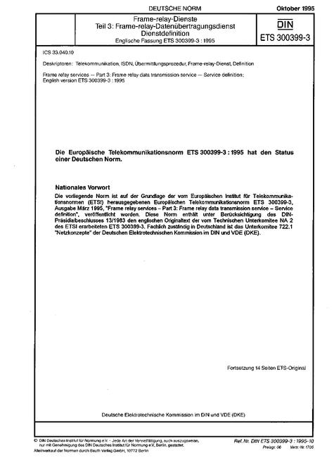 DIN ETS 300399-3