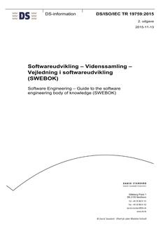 DANSK DS/ISO/IEC TR 19759