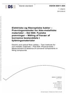 DANSK DS/EN 60811-604
