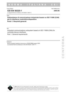 CEI EN 50325-1