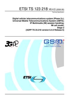 ETSI TS 123 218