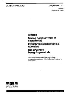DANSK DS/ISO 9613-2