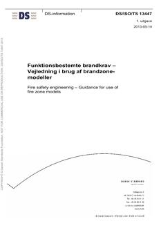 DANSK DS/ISO/TS 13447