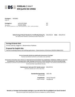 DANSK DSF/PREN ISO 29466