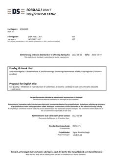DANSK DSF/PREN ISO 11267