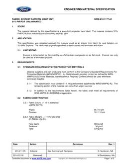 FORD WRS-M1H1177-A1