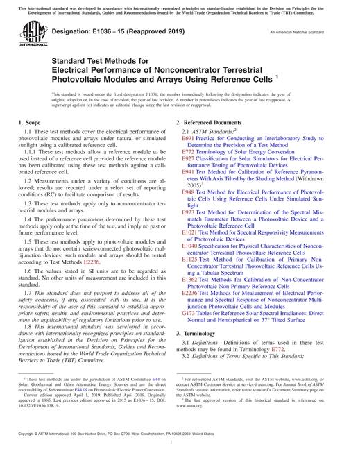 ASTM E1036-15(2019)