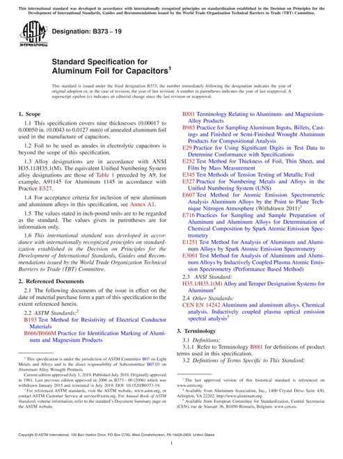 ASTM B373-19
