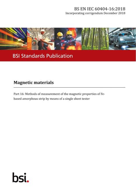 BS EN IEC 60404-16:2018