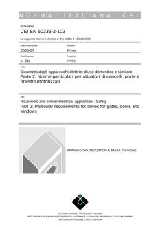 CEI EN 60335-2-103