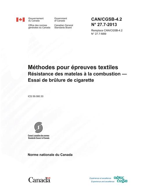 CAN/CGSB 4.2 No. 27.7-2013