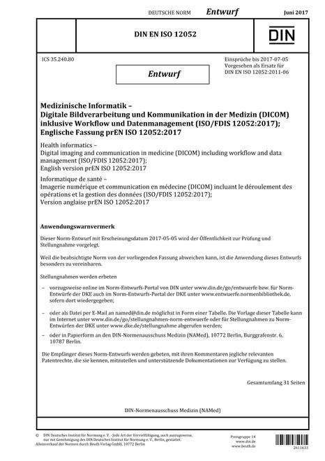 DIN EN ISO 12052 - DRAFT