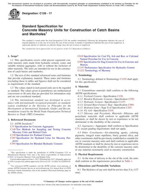 ASTM C139-17
