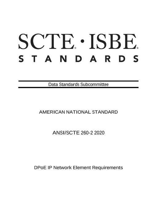 SCTE 260-2 2020