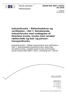 DANSK DS/EN ISO 3691-1