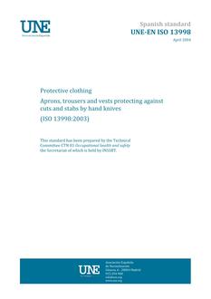 AENOR UNE-EN ISO 13998