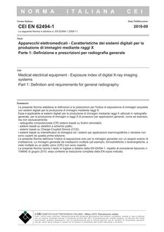CEI EN 62494-1